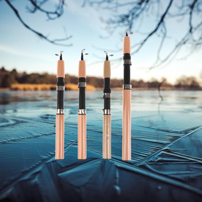 超軽量冬用氷釣り竿 ポータブル冬用氷釣り竿 スピニングキャス - Fishing Rod Spinning のレビューと価格