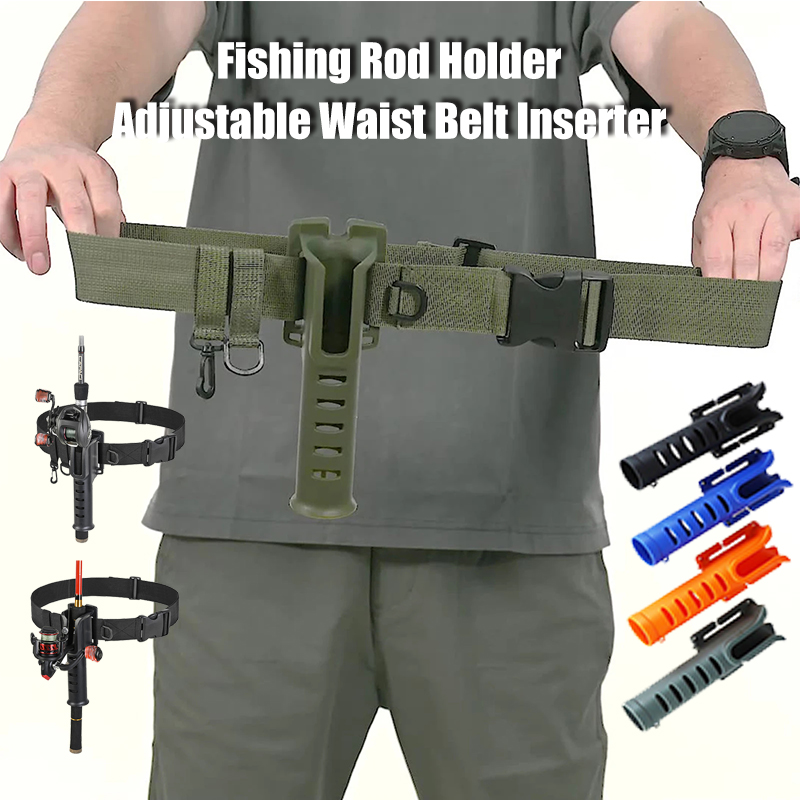 ぶら下げ釣りウエストベルトロッドホルダー調整可能なウェーディ - Fishing Rod Spinning のレビューと価格