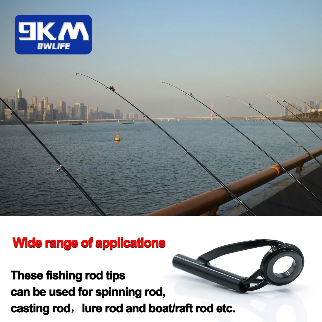 釣り竿トップガイド修理キット スピニングロッドトップガイド交 - Fishing Rod Tip Replacement のレビューと価格