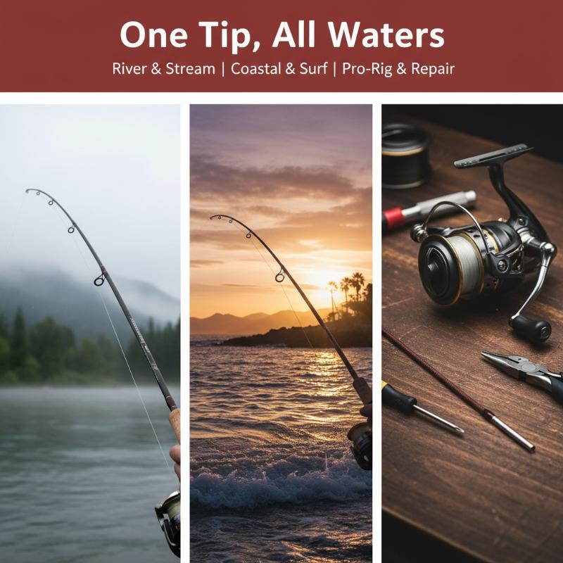 釣り竿先端ライン回転可能 20 個 1.0 ミリメートル 1 - Fishing Rod Tip Replacement のレビューと価格