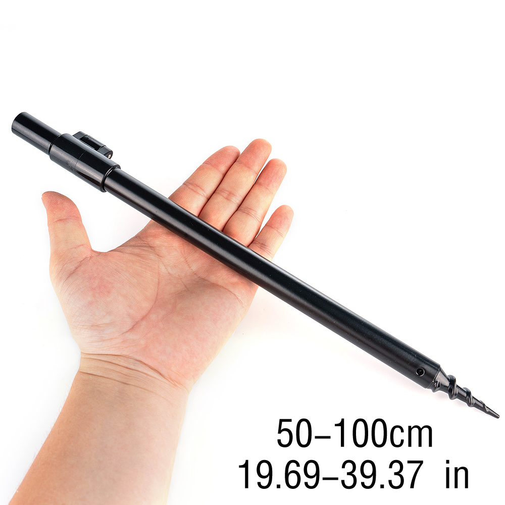 伸縮式釣り竿スタンド アルミ合金製 ロッドレスト 地面支持ス - Fishing Rod Telescopic のレビューと価格