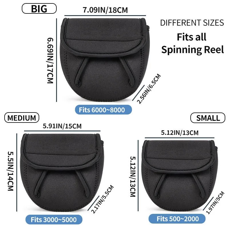 釣りリール保護カバーバッグ スピニングリールケース ポーチホ - Fishing Rod Case のレビューと価格