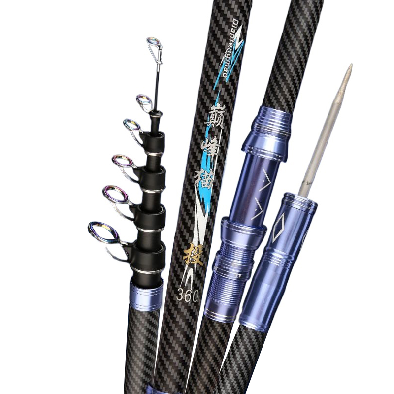 最高の伸縮式携帯ロータリー釣り竿 2.4M、2.7M、3.6 - Fishing Rod Surf のレビューと価格