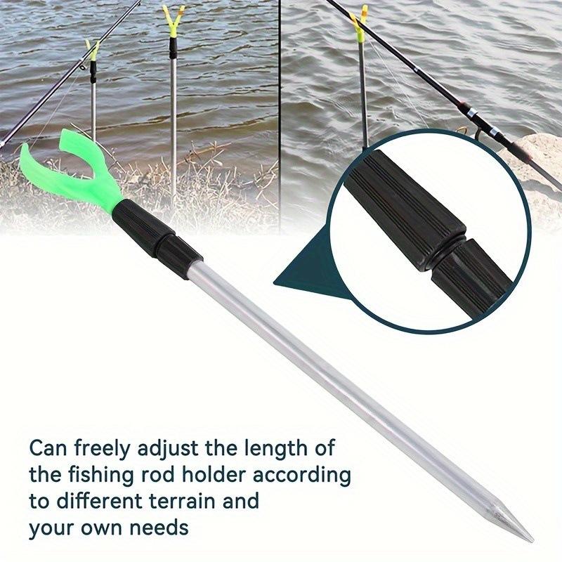 新製品1個 アルミ合金製伸縮式釣り竿ホルダー 固定フレームロ - Fishing Rod Telescopic のレビューと価格