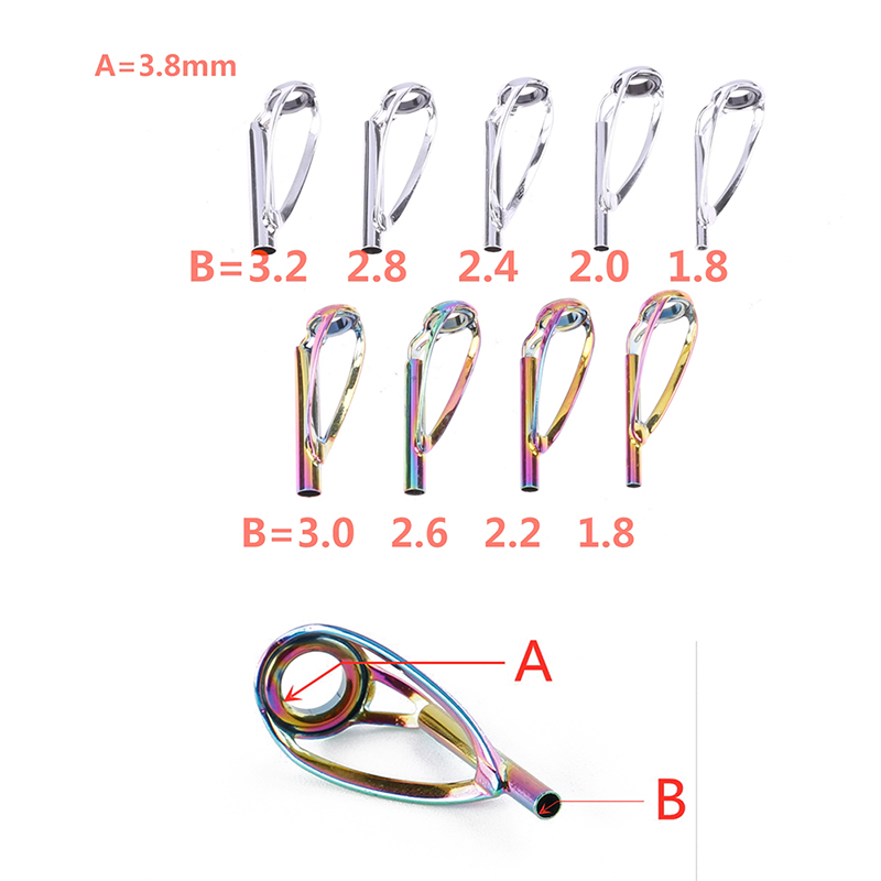 DIYロッドビルディング用ガイドリング、釣り竿ガイド、釣り竿 - Fishing Rod Tip Replacement のレビューと価格